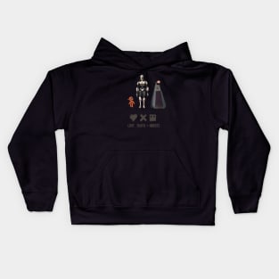 Love Death and Robots - Three Robots Kids Hoodie